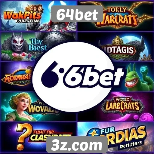 Análise da variedade de jogos no 64bet
