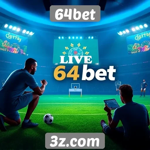 Jogos ao vivo no 64bet atraem novos usuários